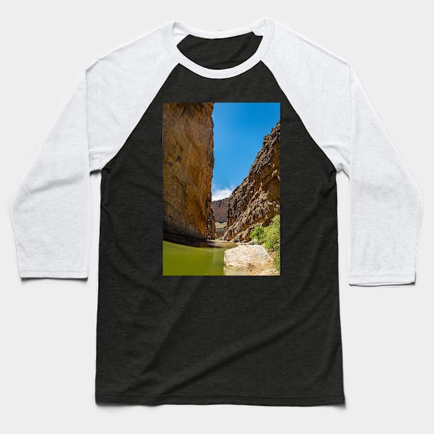 Santa Elena Canyon Baseball T-Shirt by Gestalt Imagery